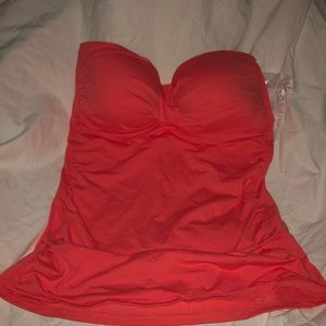 Anne Cole bathing suit top orange